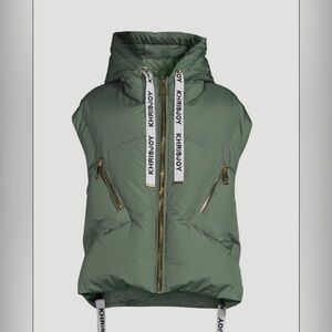 Khrisjoy puffer vest -sage green